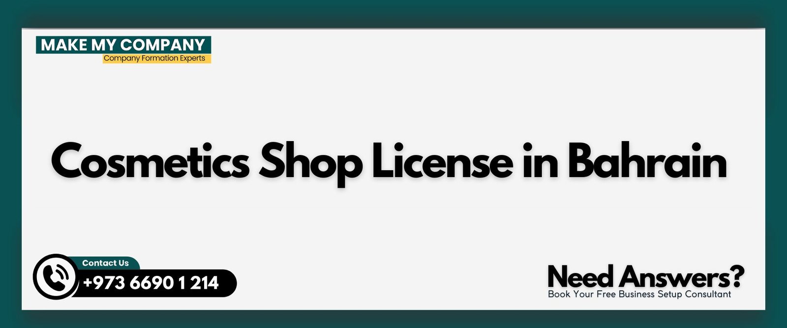Cosmetics Shop License in Bahrain