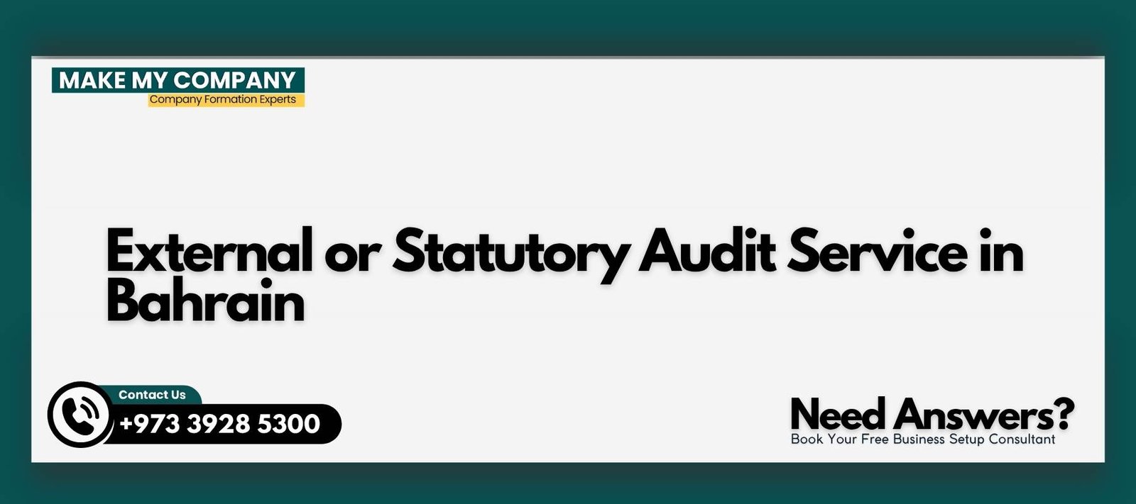 External or Statutory Audit Service in Bahrain External or Statutory Audit Service in Bahrain