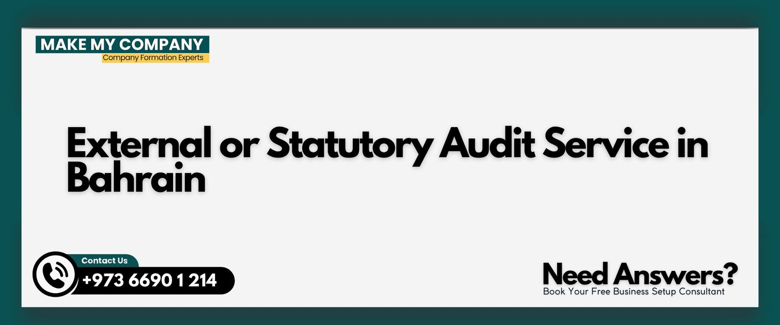 External or Statutory Audit Service in Bahrain