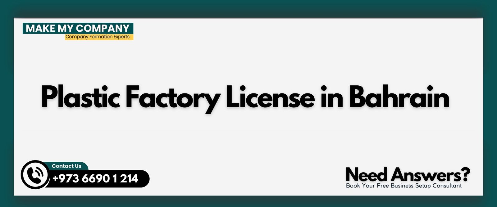 Plastic Factory License in Bahrain Plastic Factory License in Bahrain