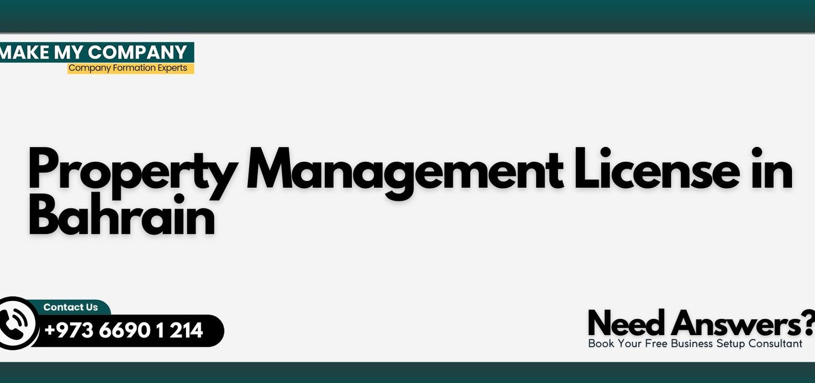 Property Management License in Bahrain