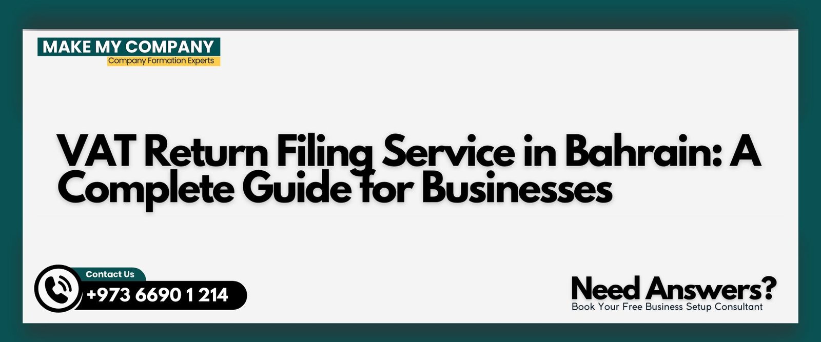 VAT Return Filing Service in Bahrain