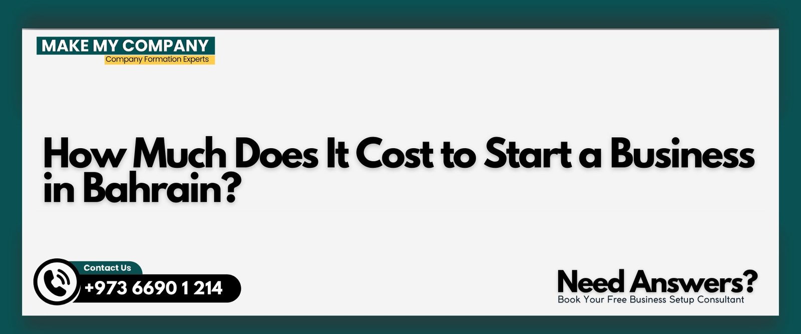 How Much Does It Cost to Start a Business in Bahrain?