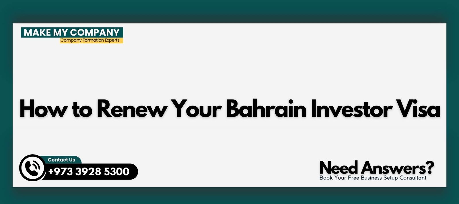 How to Renew Your Bahrain Investor Visa How to Renew Your Bahrain Investor Visa