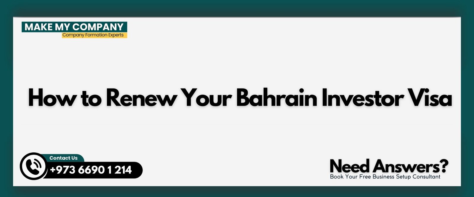 How to Renew Your Bahrain Investor Visa