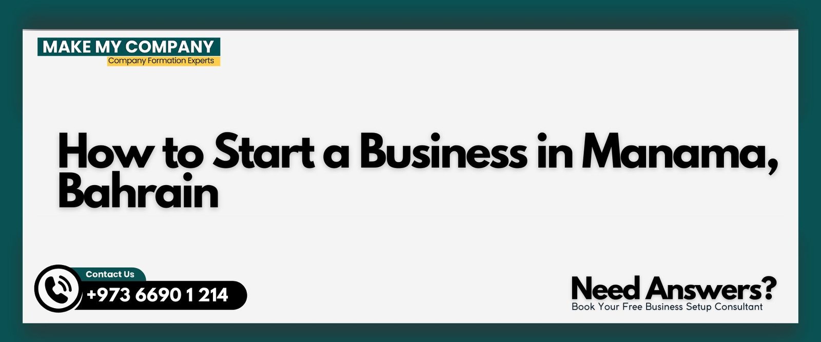 How to Start a Business in Manama, Bahrain