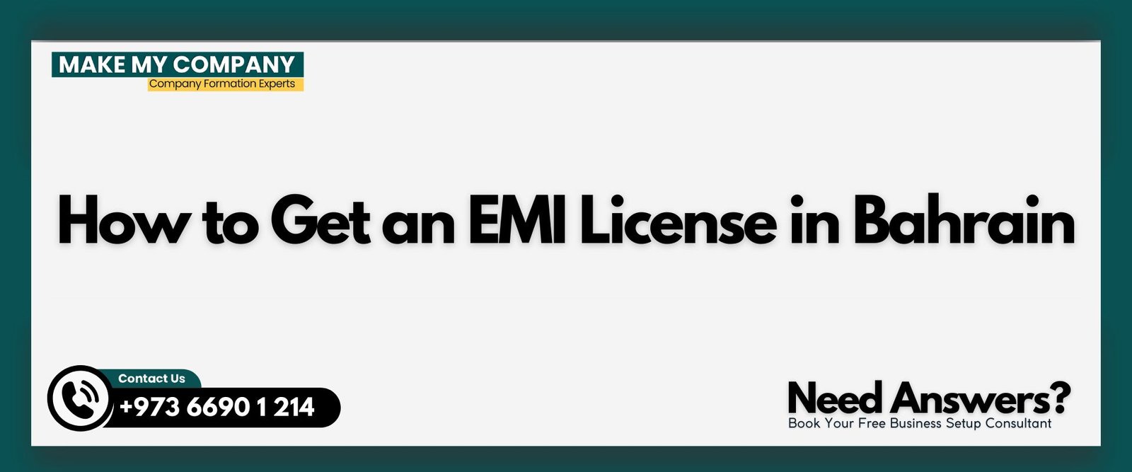 How to Get an EMI License in Bahrain
