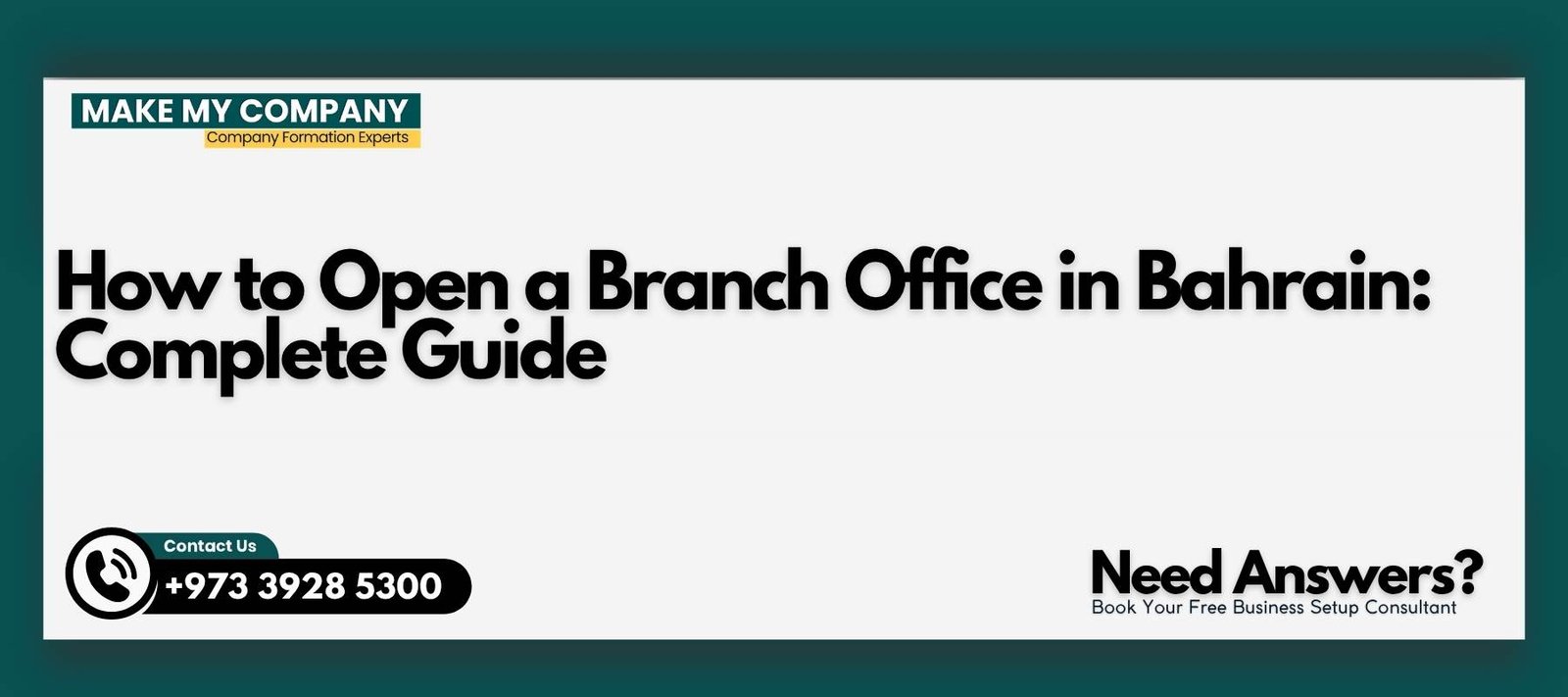 How to Open a Branch Office in Bahrain Complete Guide How to Open a Branch Office in Bahrain: Complete Guide
