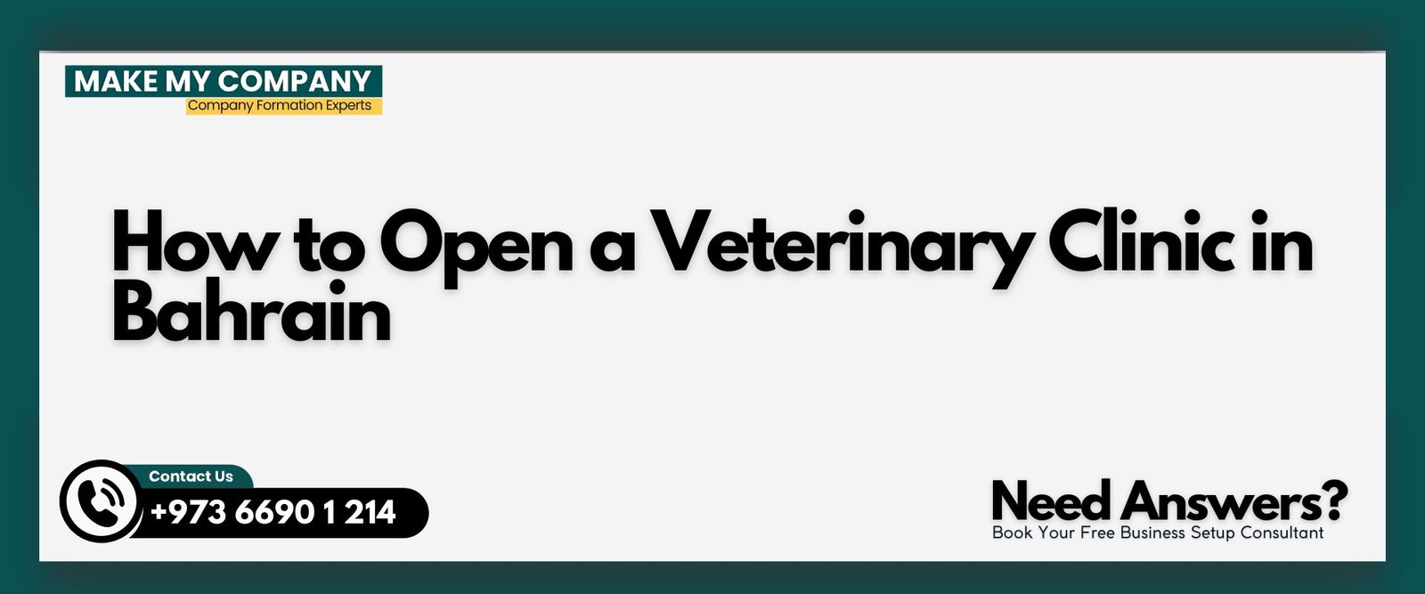 How to Open a Veterinary Clinic in Bahrain