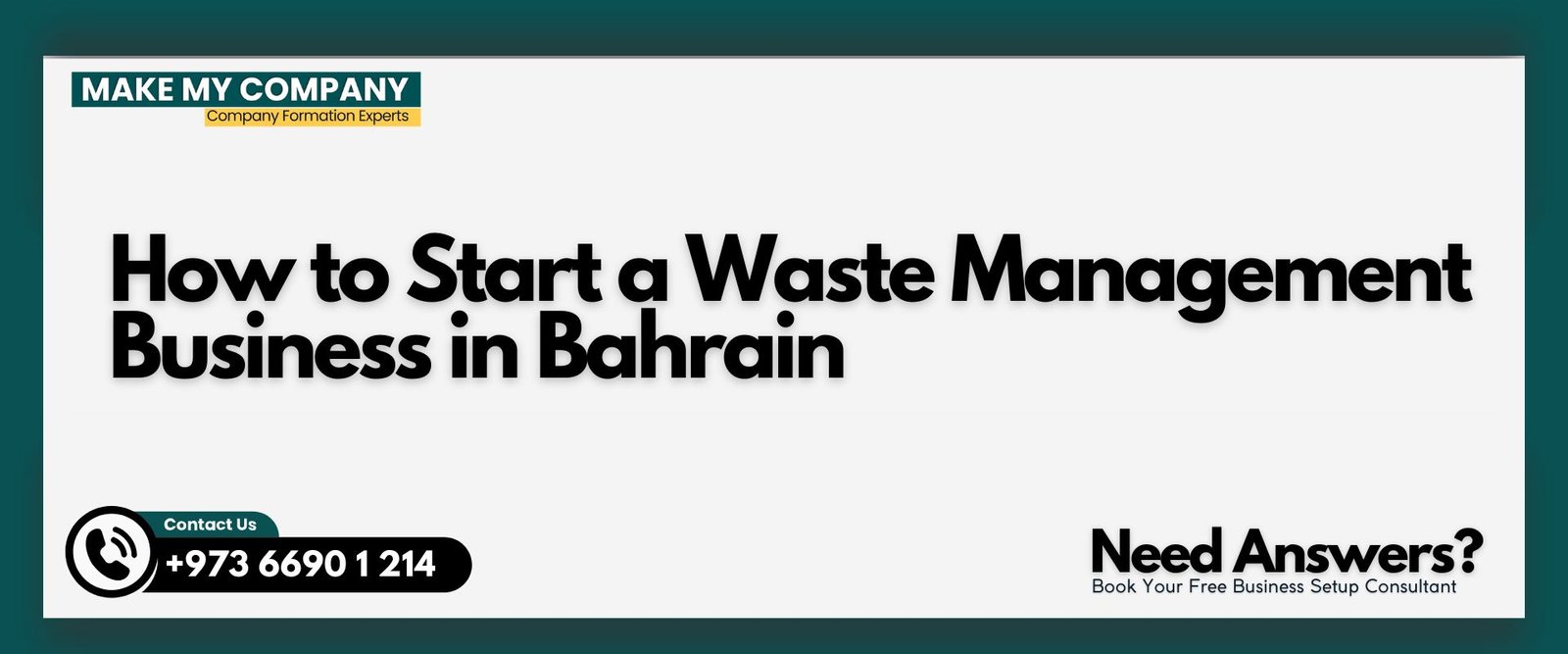 How to Start a Waste Management Business in Bahrain