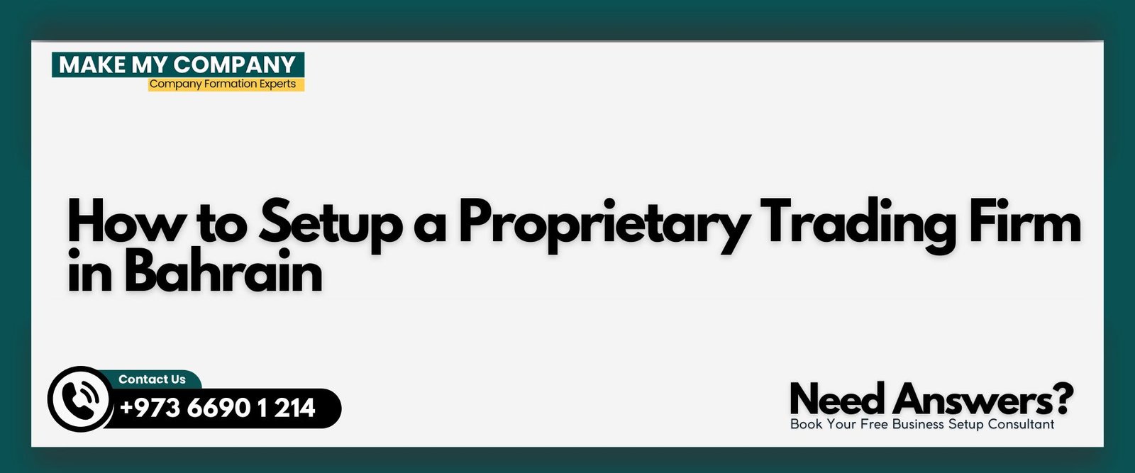 How to Setup a Proprietary Trading Firm in Bahrain