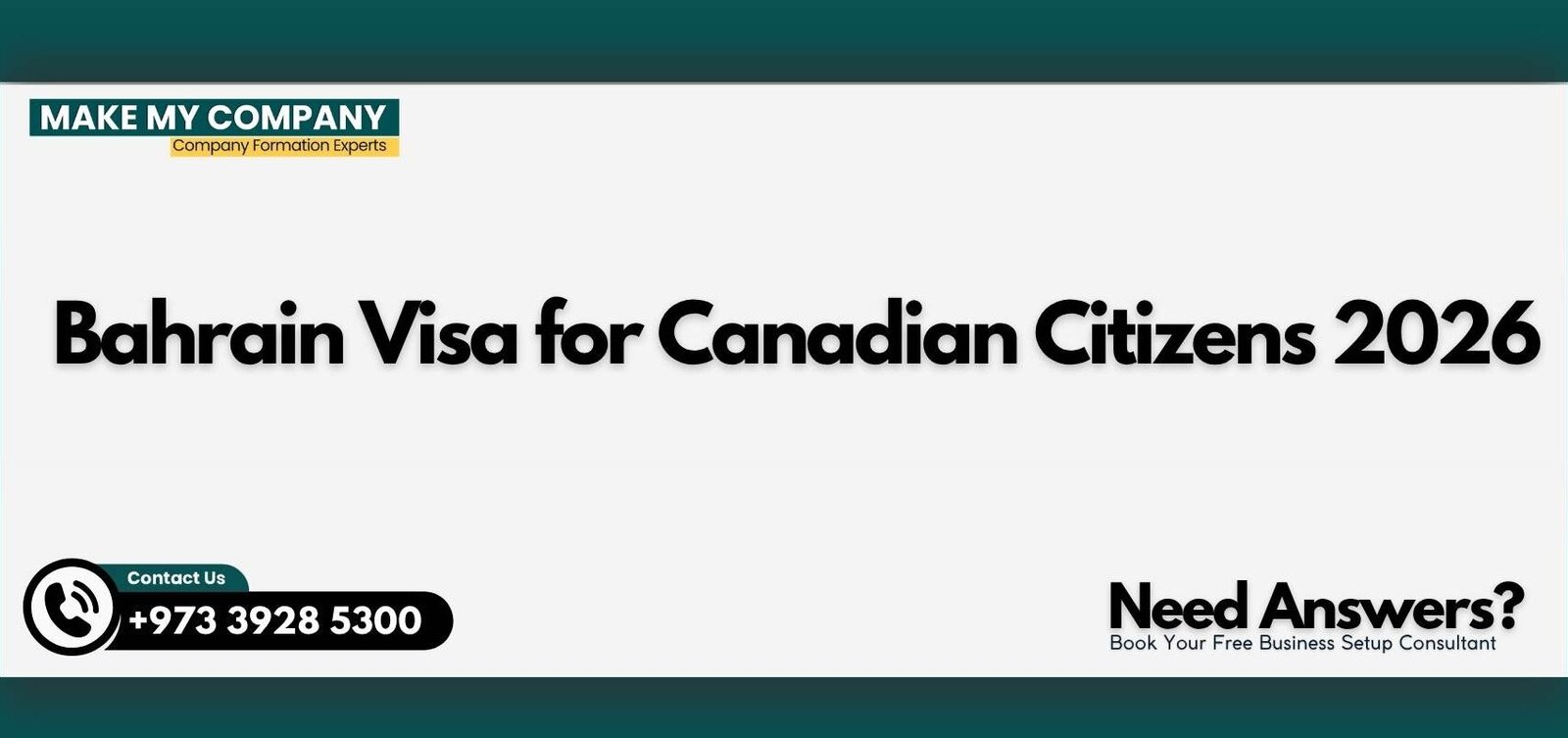 Bahrain Visa for Canadian Citizens 2026 Bahrain Visa for Canadian Citizens 2026