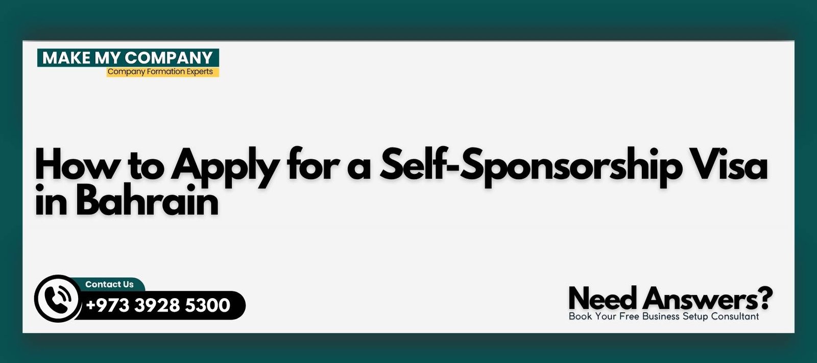 How to Apply for a Self-Sponsorship Visa in Bahrain How to Apply for a Self-Sponsorship Visa in Bahrain