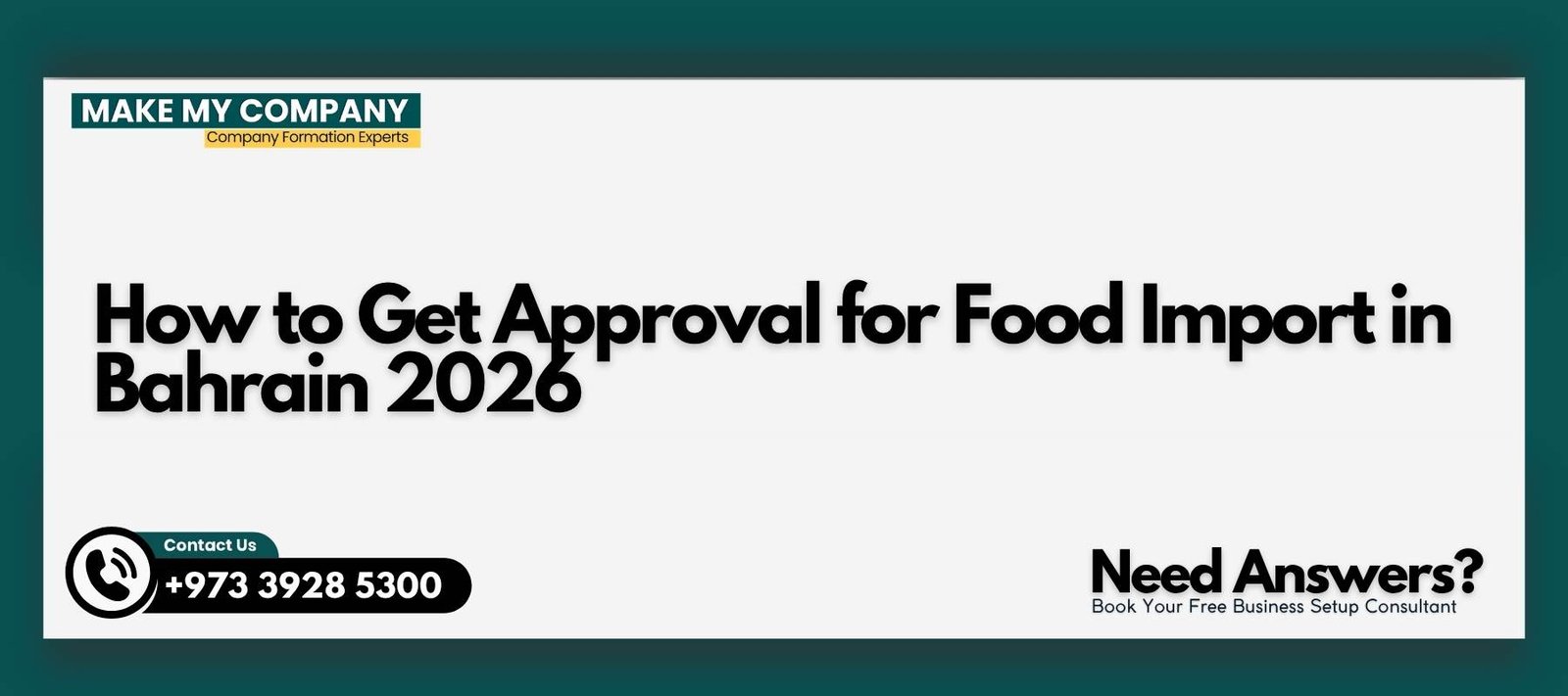 How to Get Approval for Food Import in Bahrain 2026 How to Get Approval for Food Import in Bahrain 2026