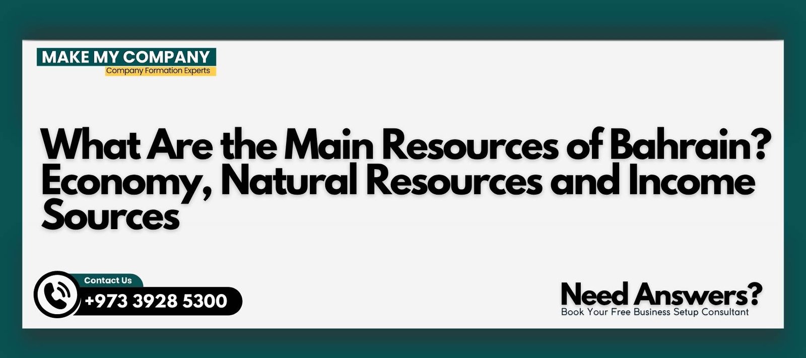 What Are the Main Resources of Bahrain Economy, Natural Resources and Income Sources in 2026 What Are the Main Resources of Bahrain? Economy, Natural Resources and Income Sources in 2026